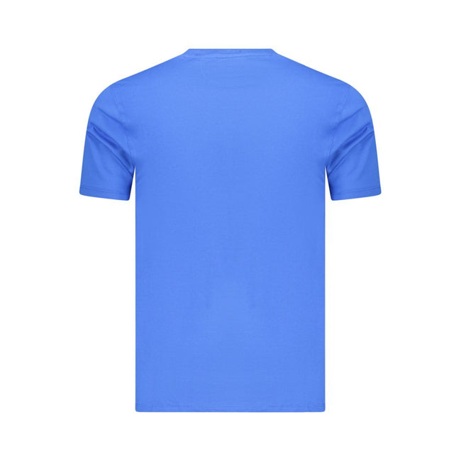 Marina Militare Blaues Baumwoll-T-Shirt für Herren