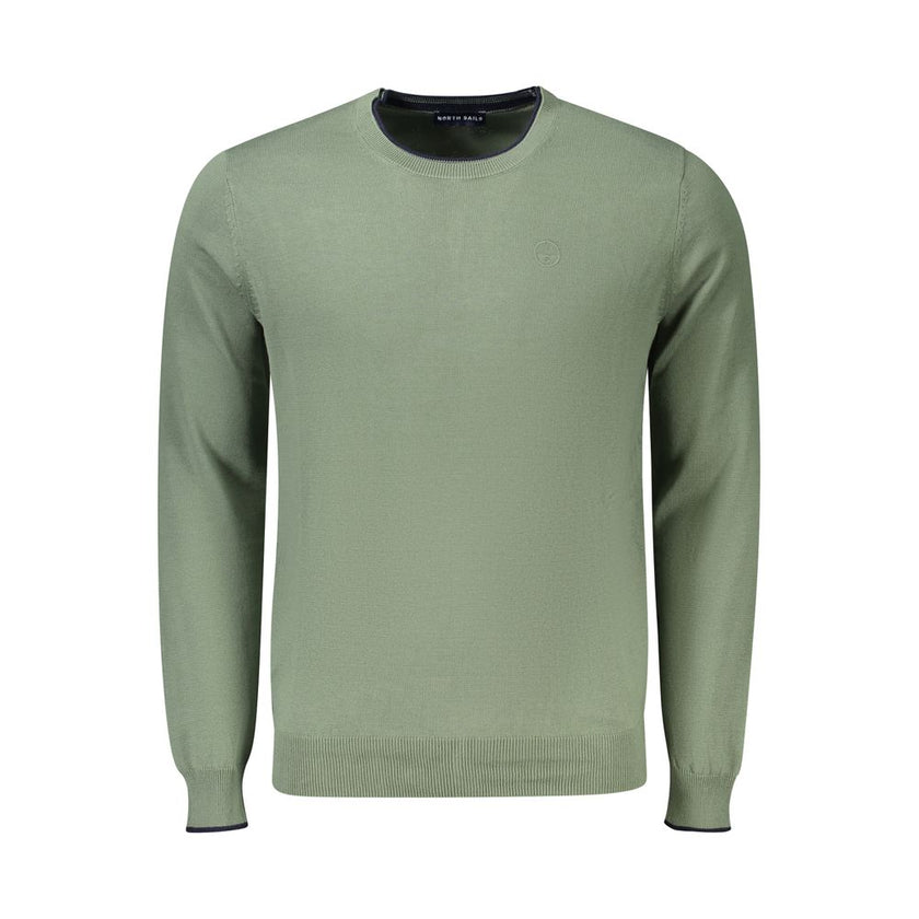 North Sails Grüner Baumwollpullover für Herren