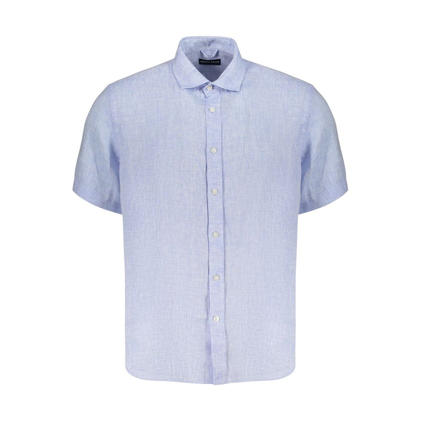 North Sails Azzurro Leinenhemd für Herren
