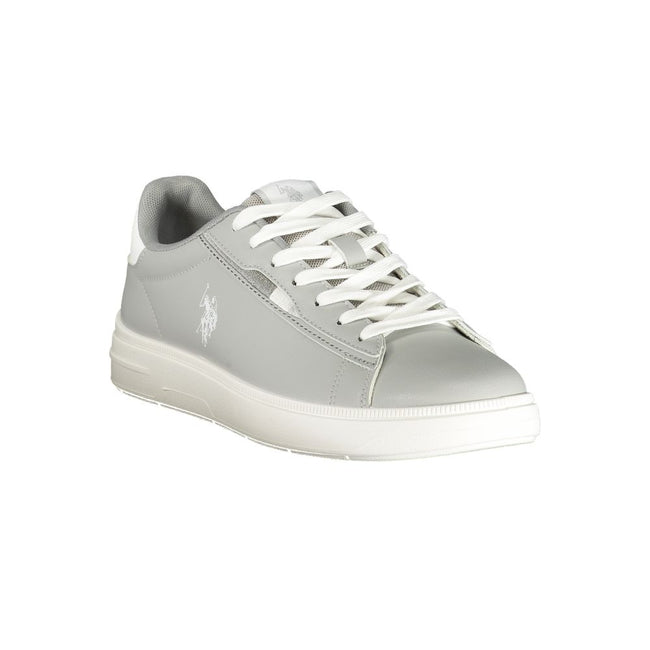 U.S. POLO ASSN. Grauer Herren-Sneaker aus Polyester