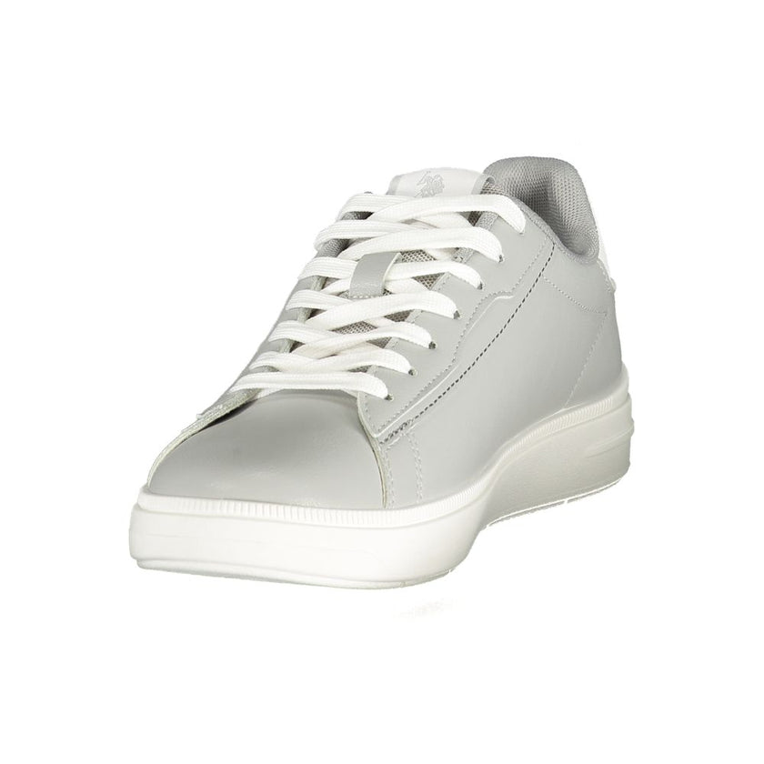 U.S. POLO ASSN. Grauer Herren-Sneaker aus Polyester