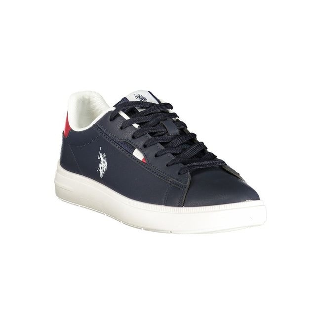 U.S. POLO ASSN. Blauer Herren-Sneaker aus Polyester