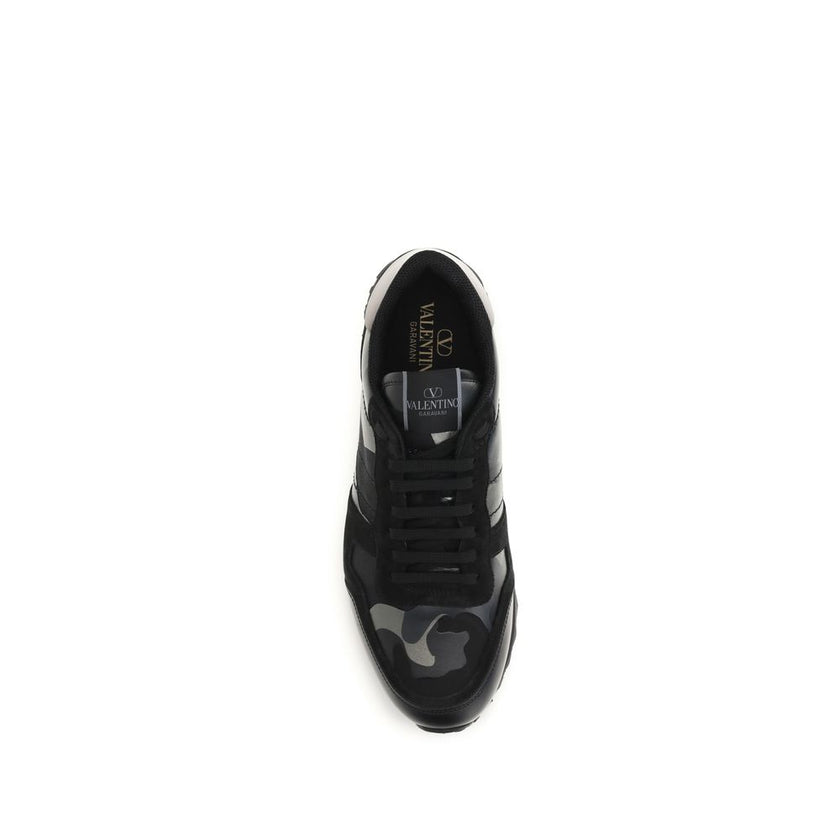 Valentino Garavani Schwarze Polyamid-Sneaker für Sport