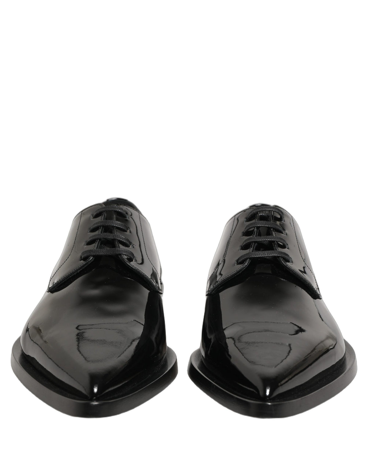 Dolce & Gabbana Men's Black Leather Derby Business Shoes