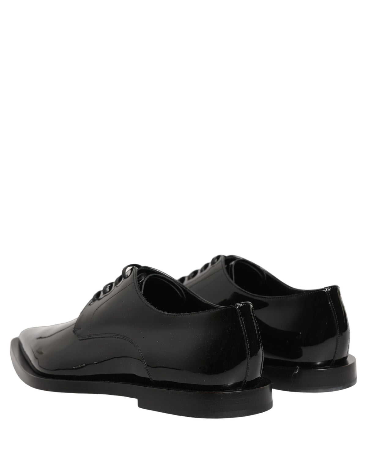 Dolce & Gabbana Men's Black Leather Derby Business Shoes