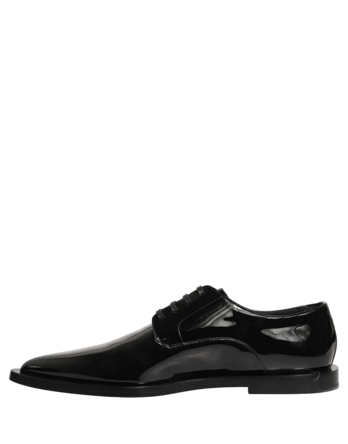 Dolce & Gabbana Men's Black Leather Derby Business Shoes