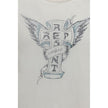 Represent Weißes Baumwoll-T-Shirt
