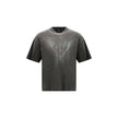 Represent Graues Baumwoll-T-Shirt
