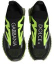 Dolce & Gabbana Black and Green Sorrento Low-Top Sneakers