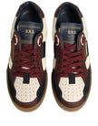 Dolce & Gabbana Mehrfarbige Leder MIAMI Low-Top-Sneaker für Herren