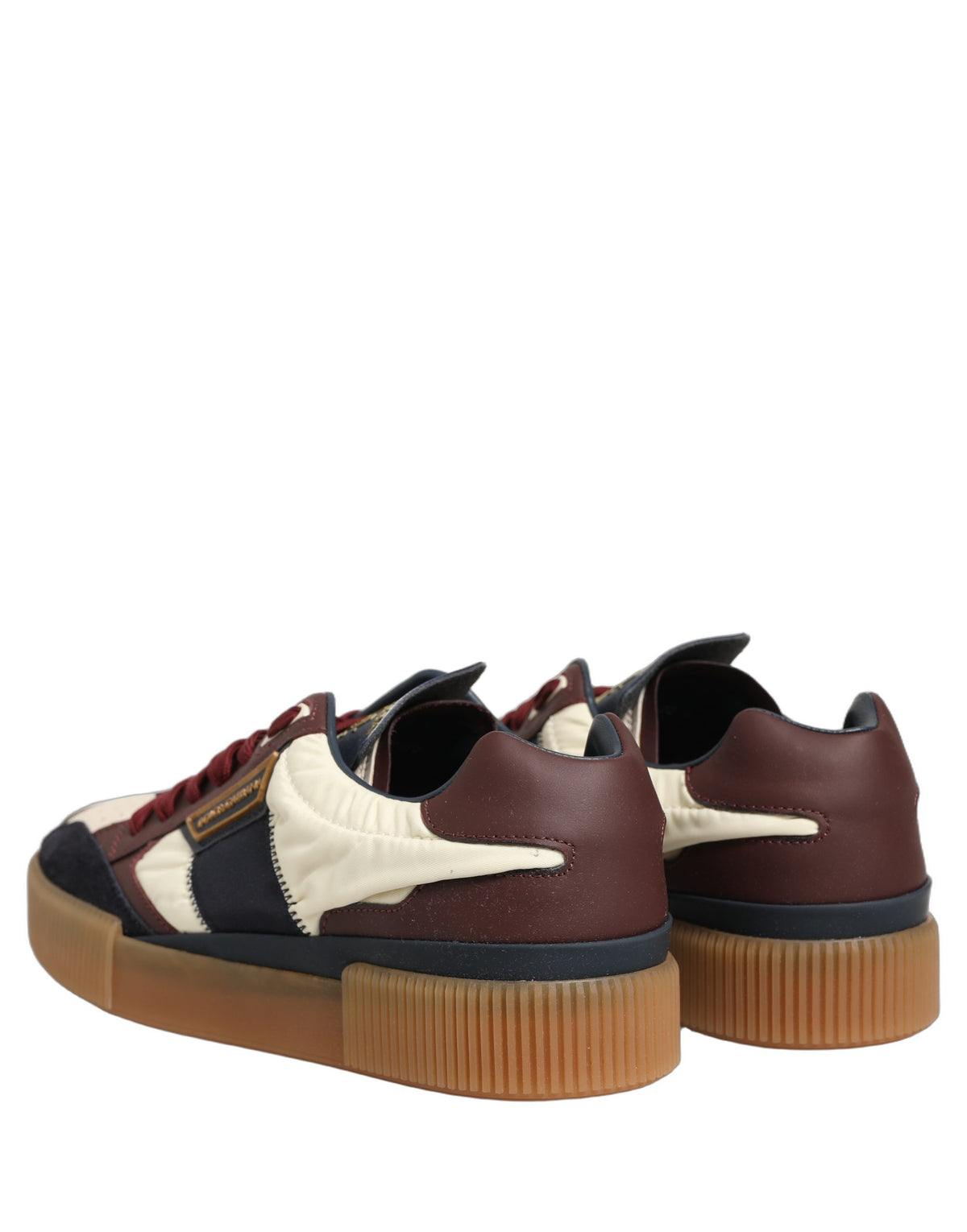 Dolce & Gabbana Men's Multicolor Leather MIAMI Low-Top Sneakers