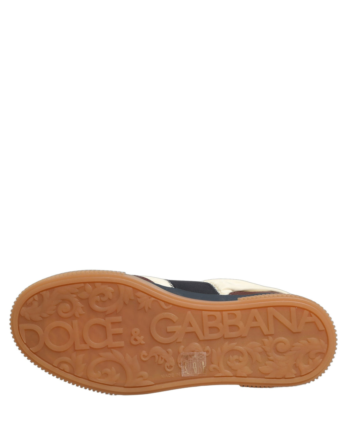 Dolce & Gabbana Men's Multicolor Leather MIAMI Low-Top Sneakers