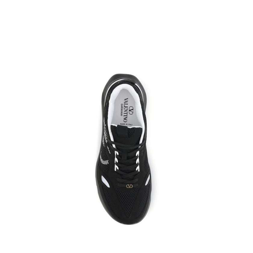 Valentino Garavani Schwarze Stoff-Sneaker