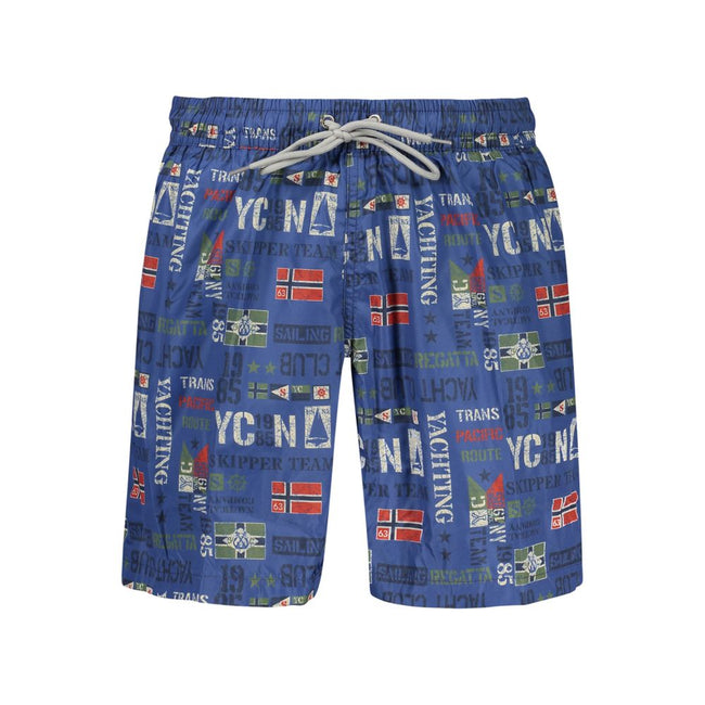 Norway 1963 Blaue Polyester-Badehose für Herren