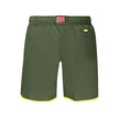 Norway 1963 Grüne Polyamid-Badeshorts für Herren