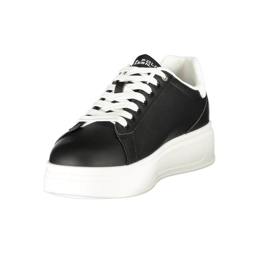 U.S. POLO ASSN. Schwarze Sneaker aus Polyester für sportliche Looks