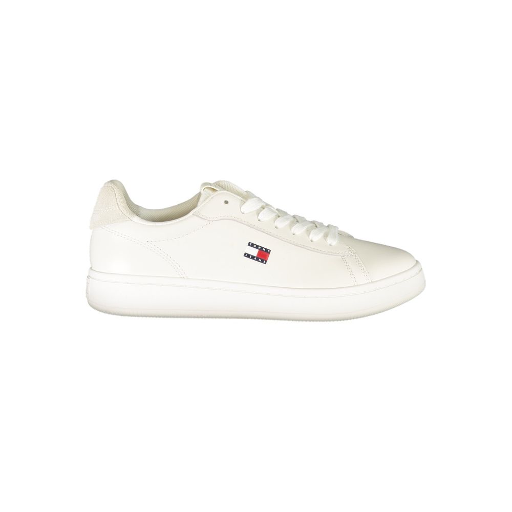 Tommy Hilfiger White Polyurethane Women's Sneaker