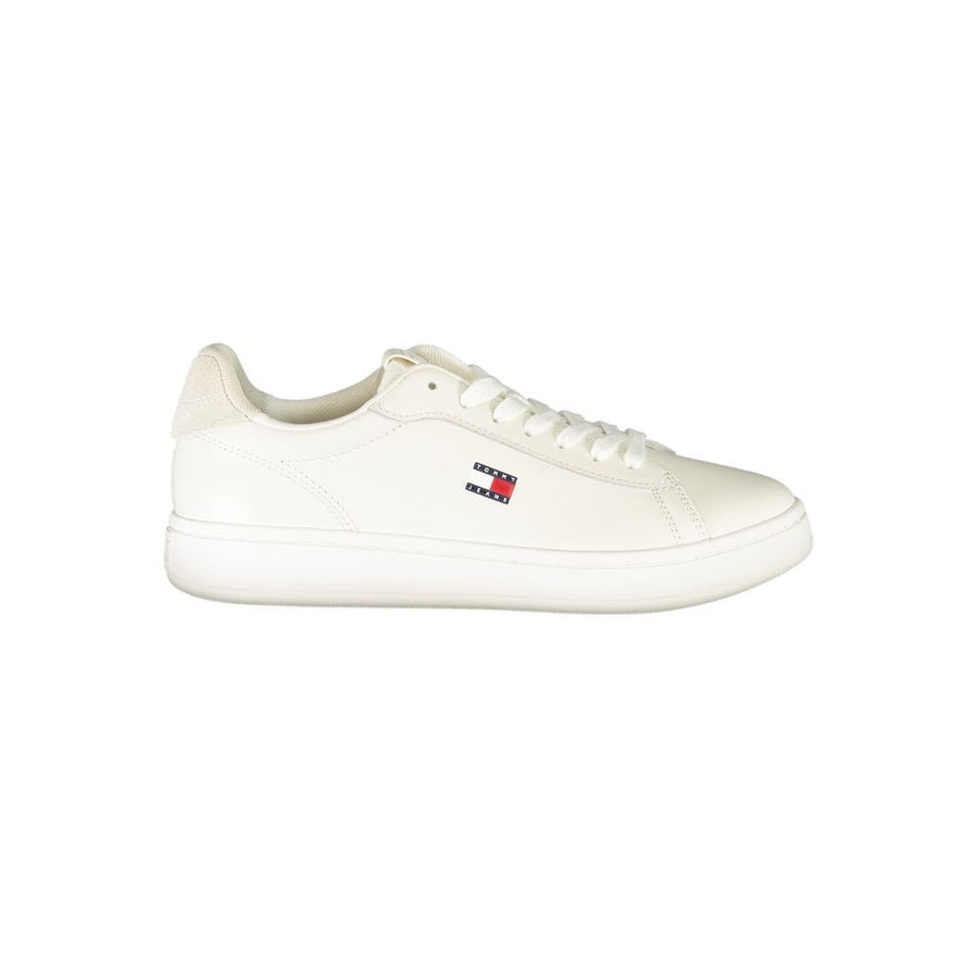 Tommy Hilfiger White Polyurethane Women's Sneaker