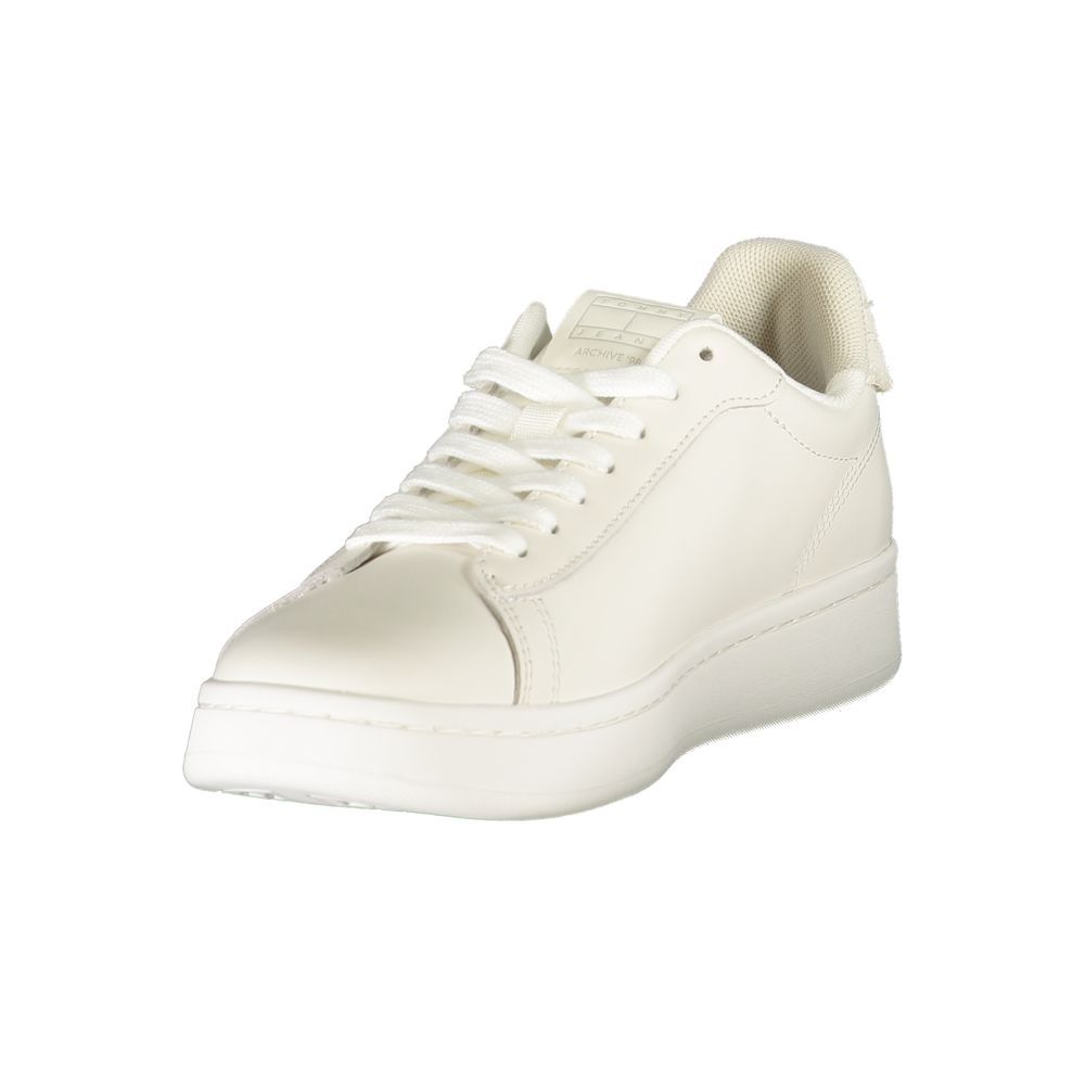 Tommy Hilfiger White Polyurethane Women's Sneaker
