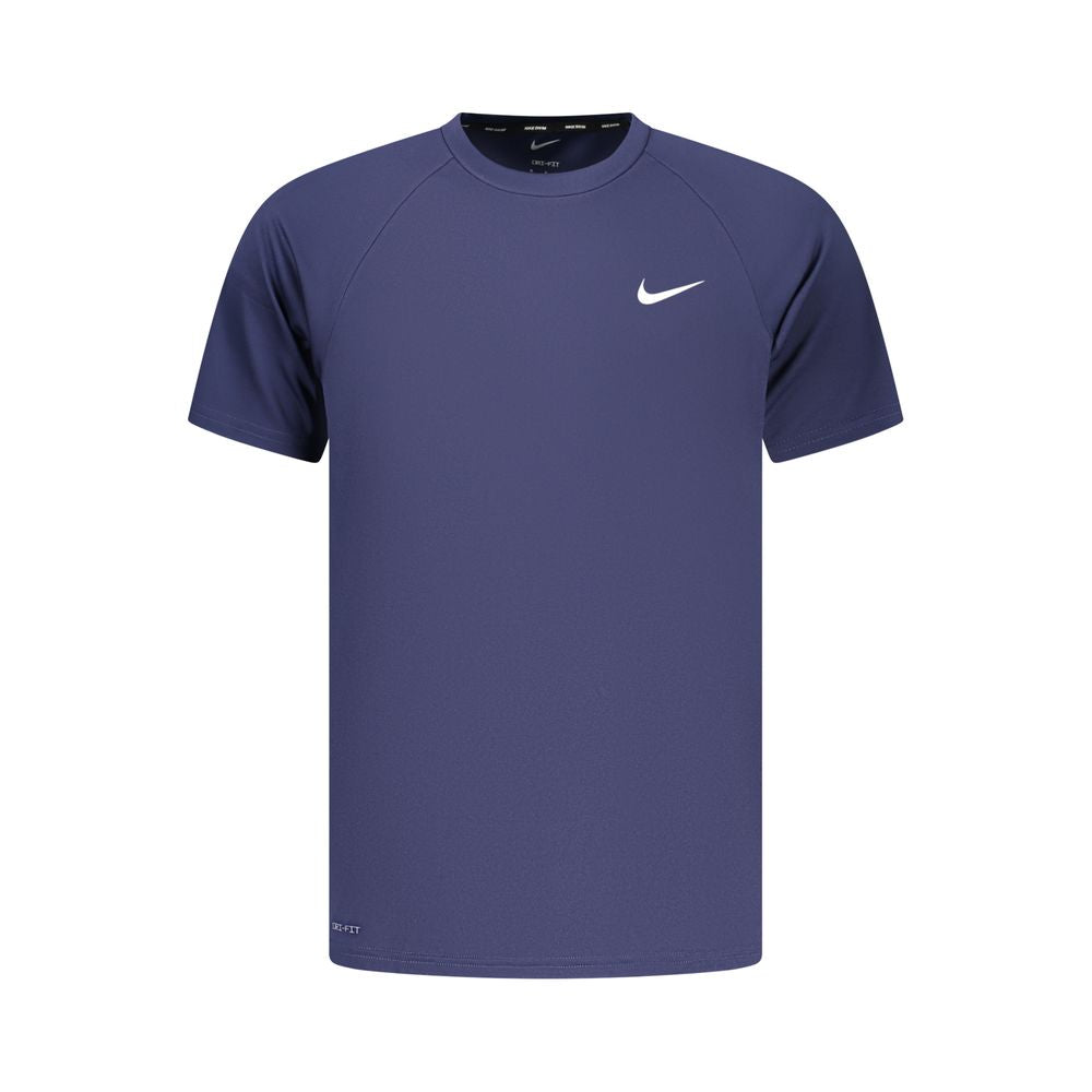 Nike Men's Blue Polyester T-Shirt
