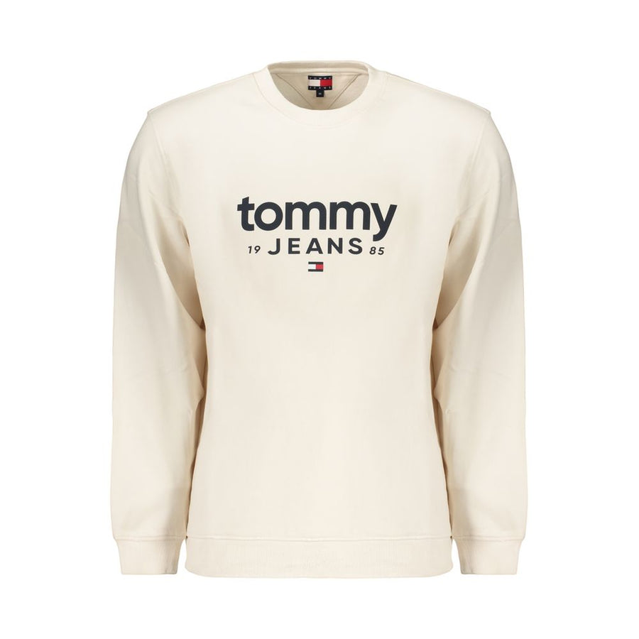 Tommy Hilfiger Men's White Cotton Sweatshirt