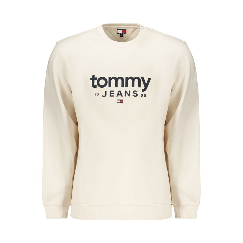 Tommy Hilfiger Weißes Herren-Sweatshirt aus Baumwolle