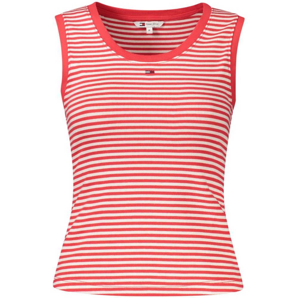 Tommy Hilfiger Women's Red Cotton Tank Top