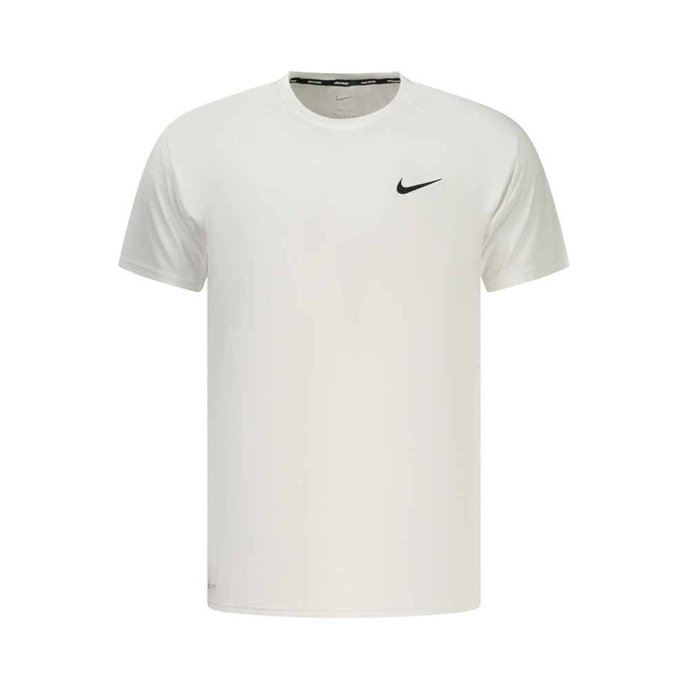 Nike Men's White Polyester T-Shirt