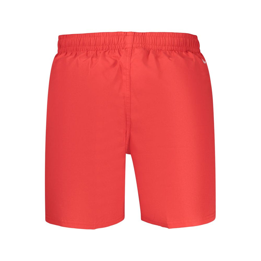 Nike Men's Red Polyester Swim Shorts