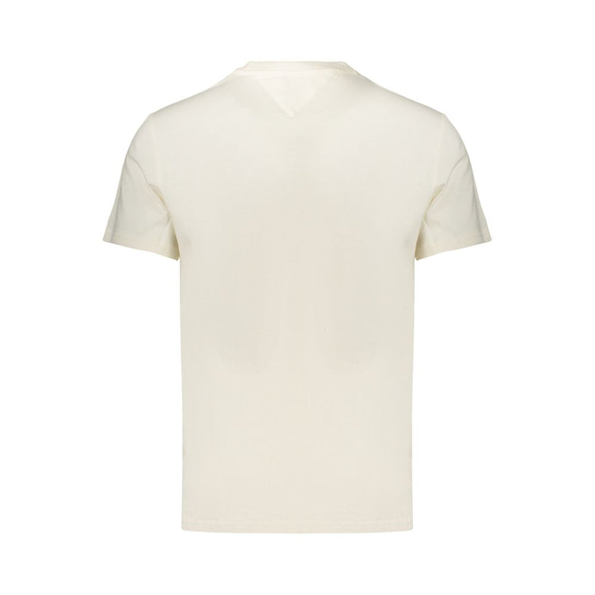Tommy Hilfiger Bianco Baumwoll-T-Shirt für Herren