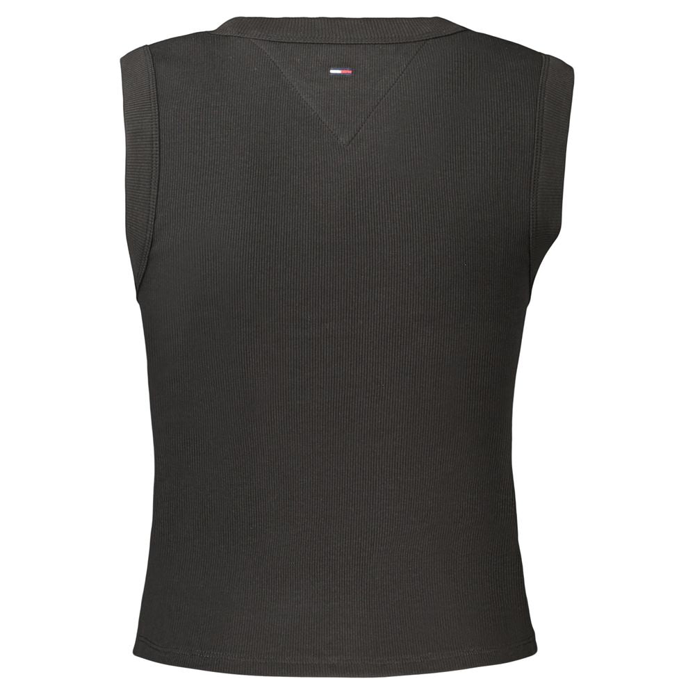 Tommy Hilfiger Schwarzes Baumwoll-Tanktop für Damen