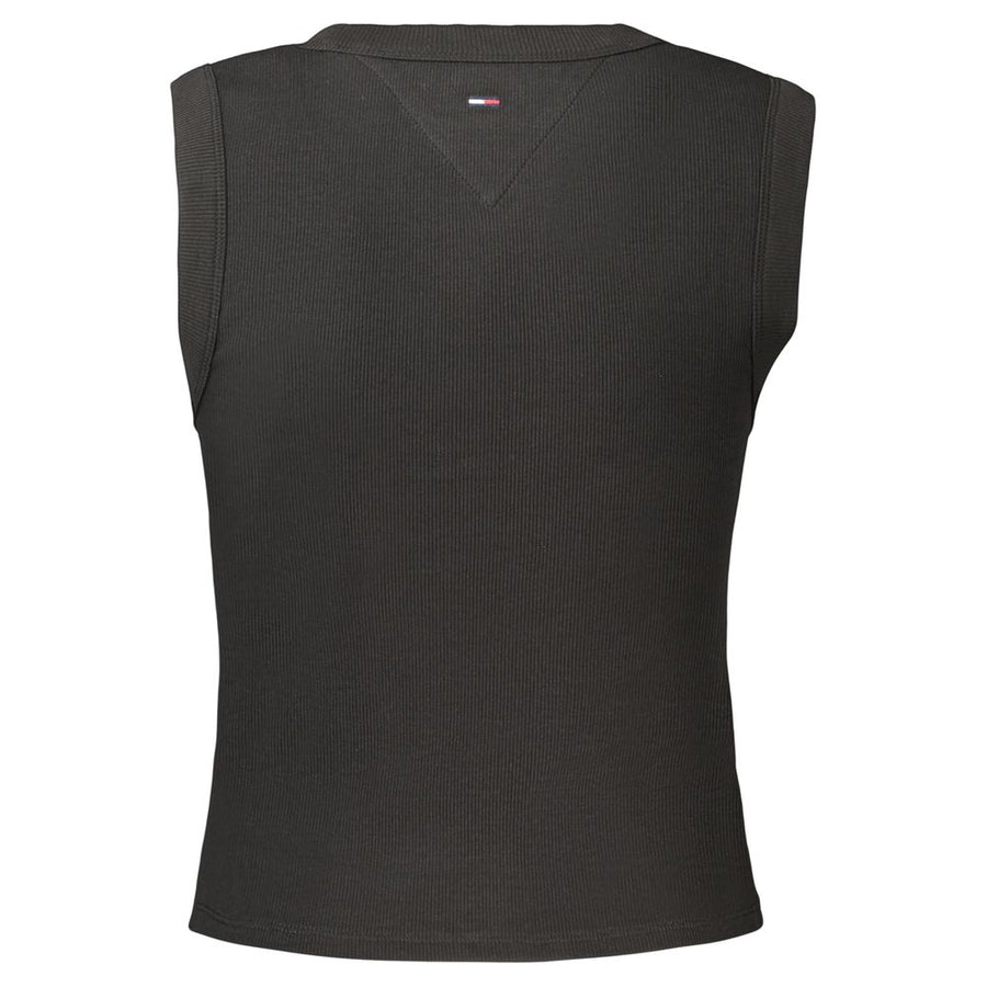 Tommy Hilfiger Women's Black Cotton Tank Top