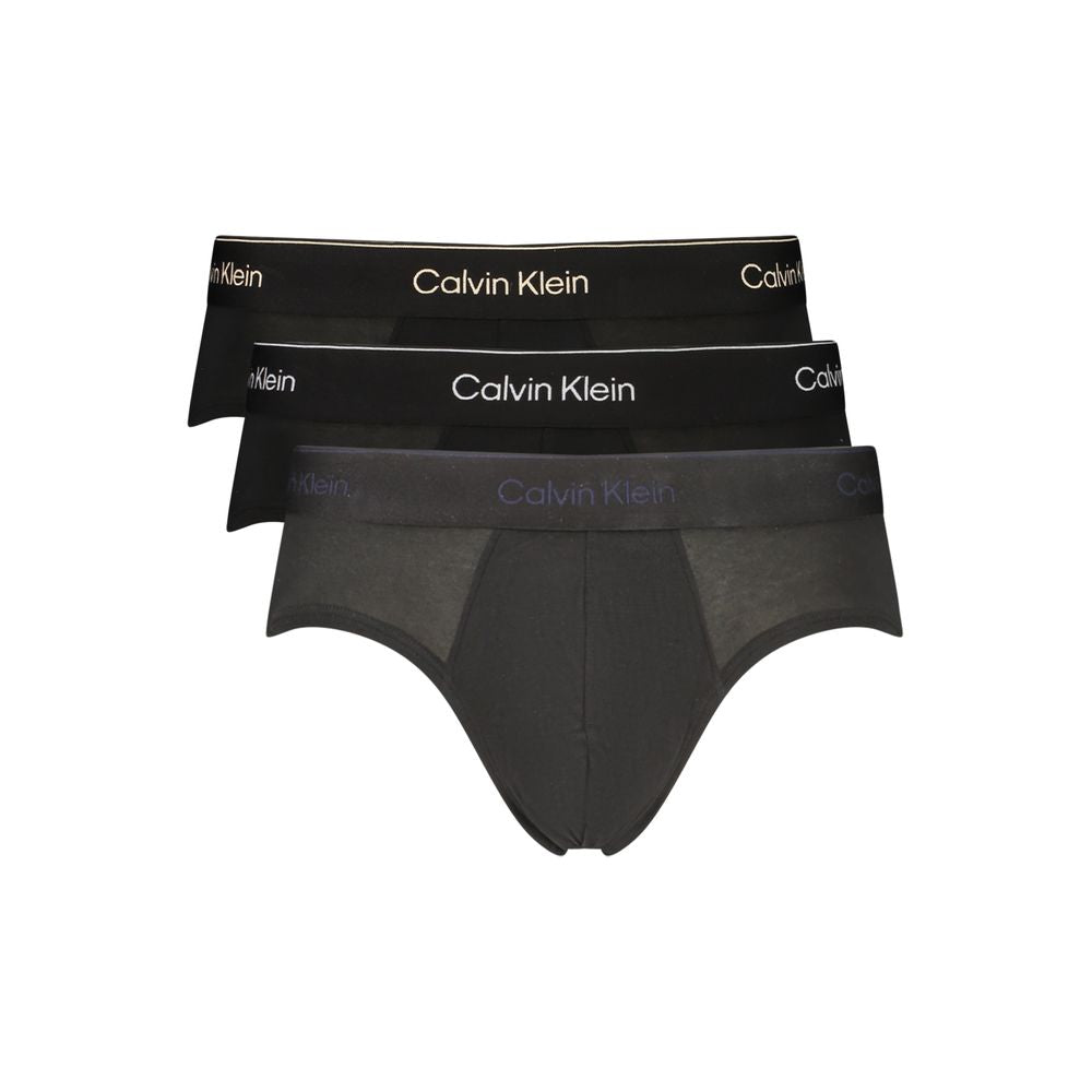 Calvin Klein Men's Black Cotton Boxer Briefs