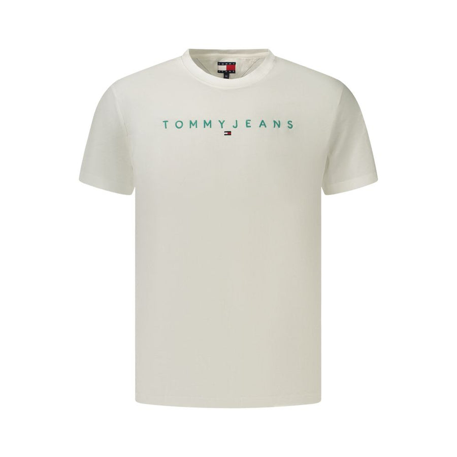 Tommy Hilfiger Weißes Herren-T-Shirt aus Baumwolle