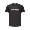 Tommy Hilfiger Schwarzes Baumwoll-T-Shirt für Herren