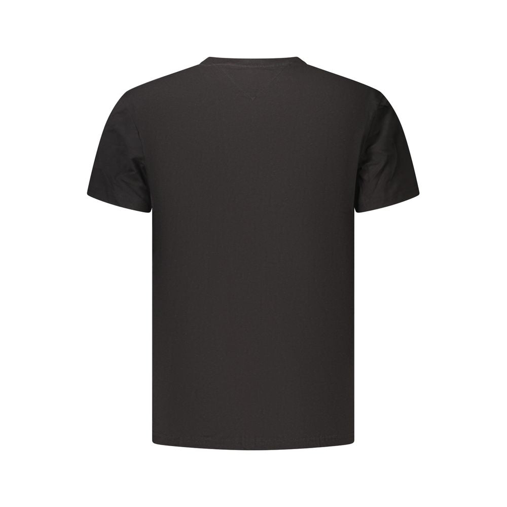 Tommy Hilfiger Men's Black Cotton T-Shirt