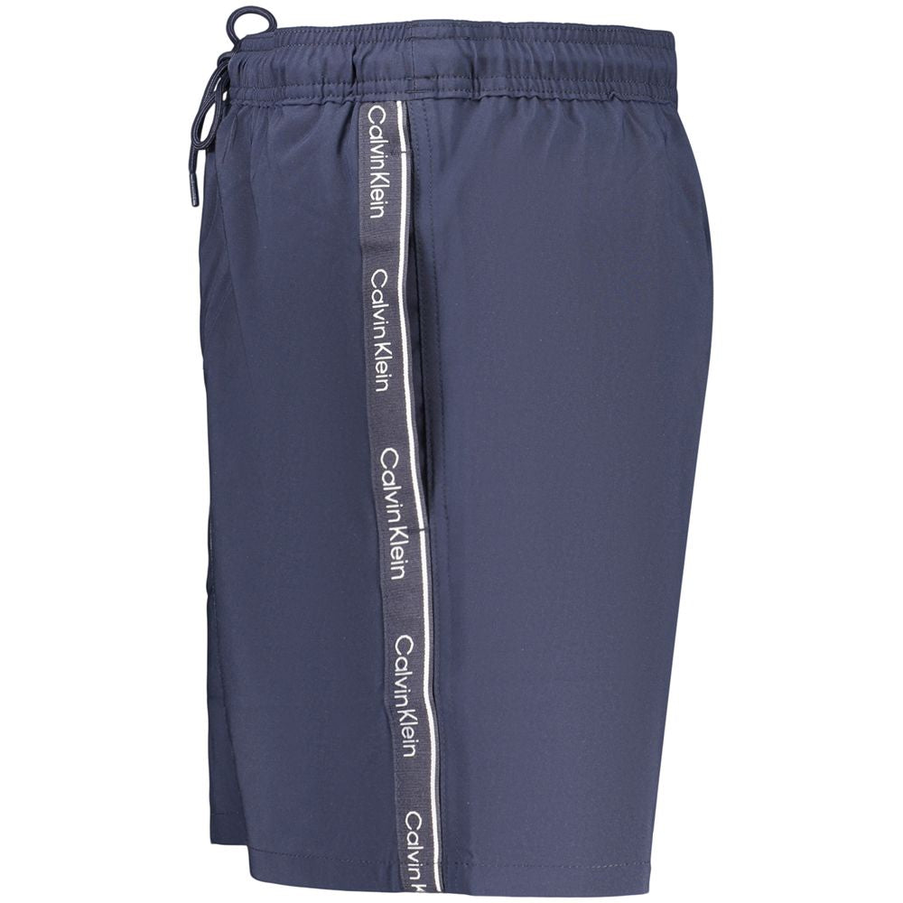 Calvin Klein Men's Blue Polyester Swim Shorts