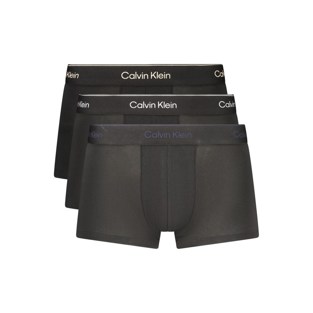 Calvin Klein Men's Black Cotton Shorts