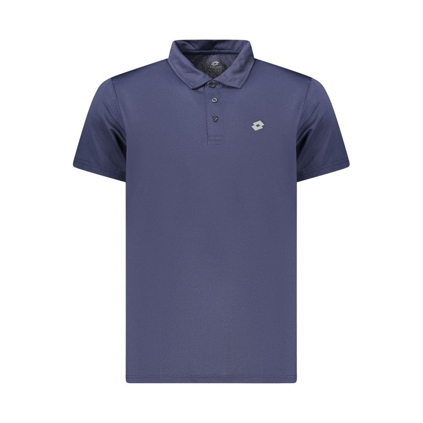 Lotto Blaues Poloshirt aus Polyester
