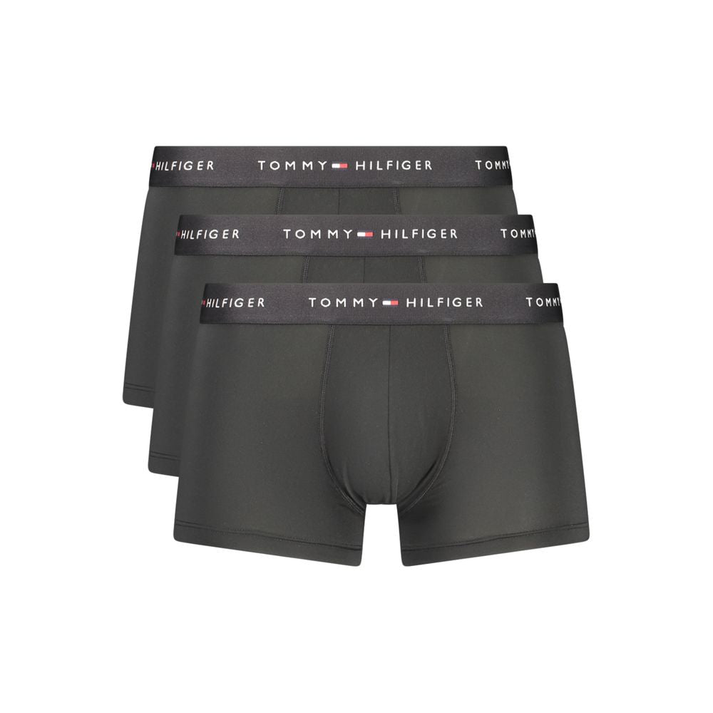 Tommy Hilfiger Black Polyester Boxer Briefs