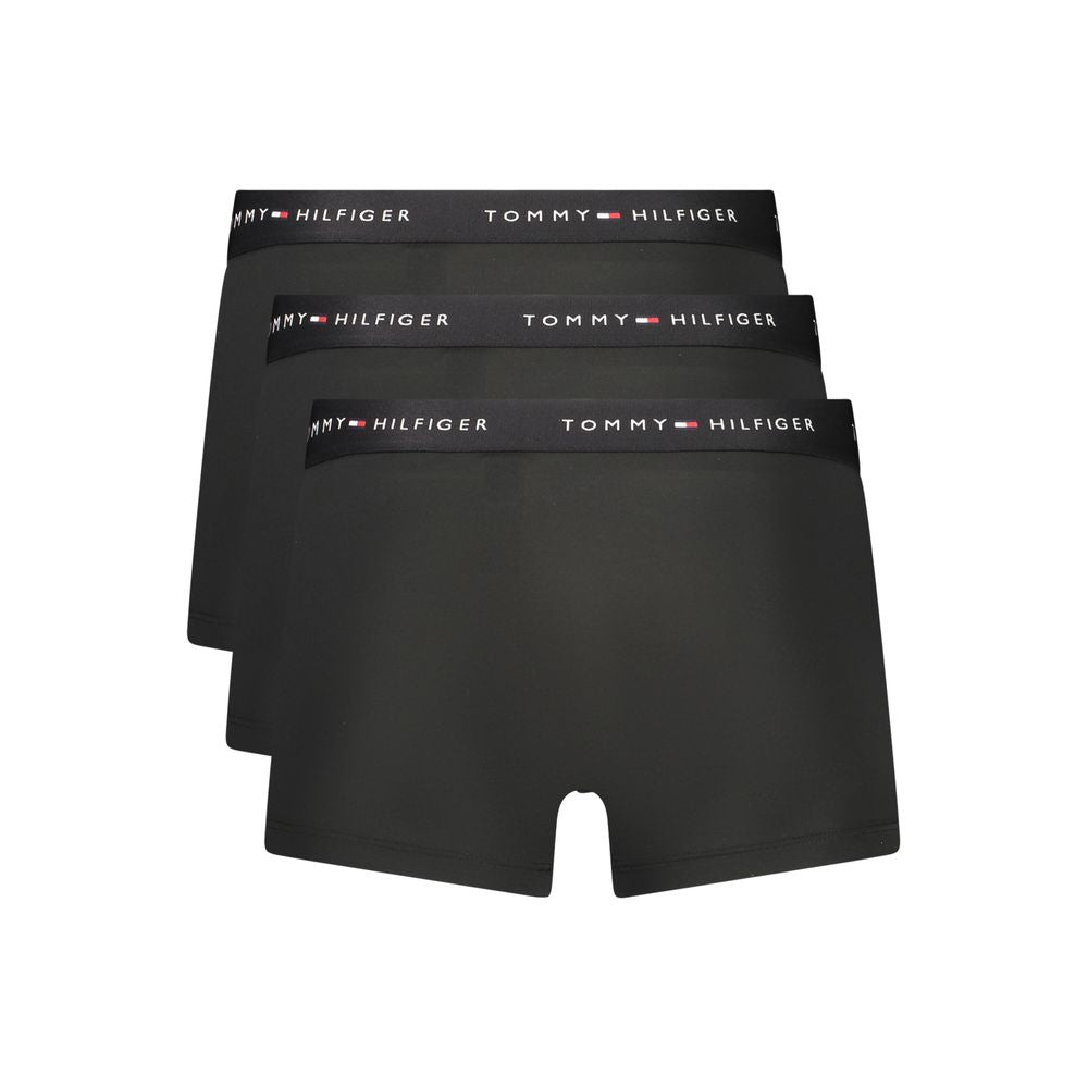 Tommy Hilfiger Black Polyester Boxer Briefs
