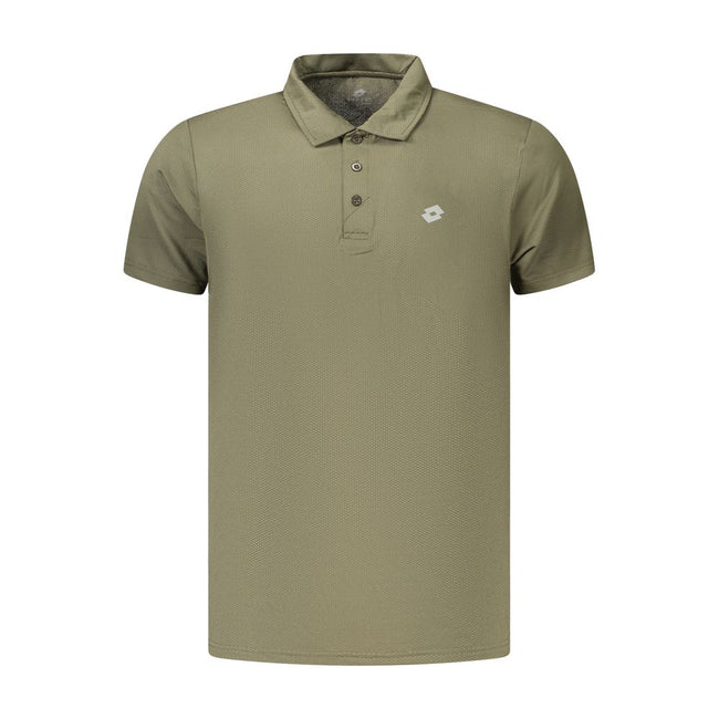Lotto Grünes Poloshirt aus Polyester