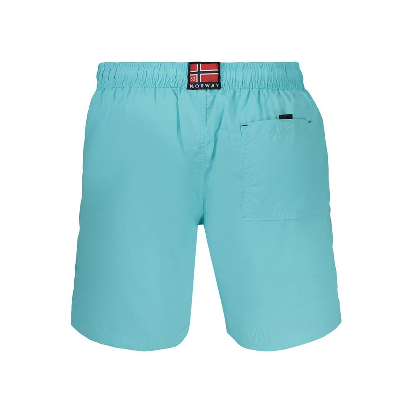 Norway 1963 Blaue Badeshorts aus Polyamid