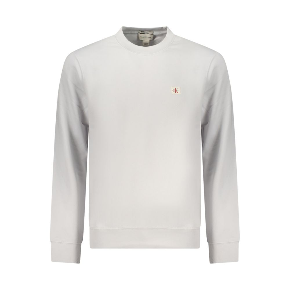 Calvin Klein Grey Cotton Pullover