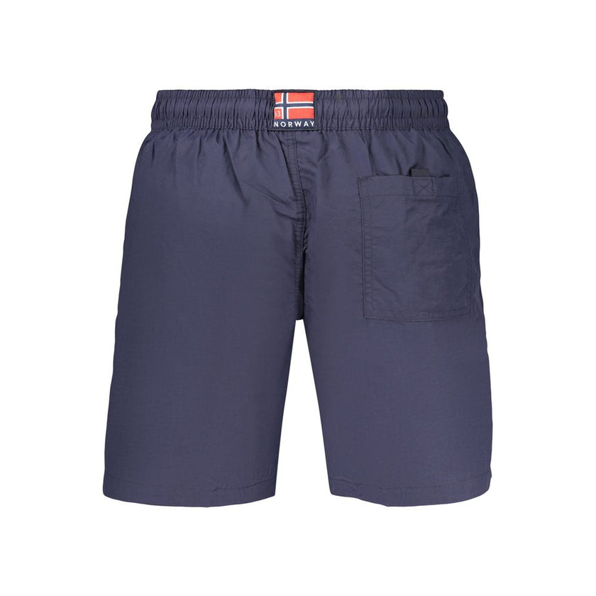 Norway 1963 Blaue Badeshorts aus Polyamid