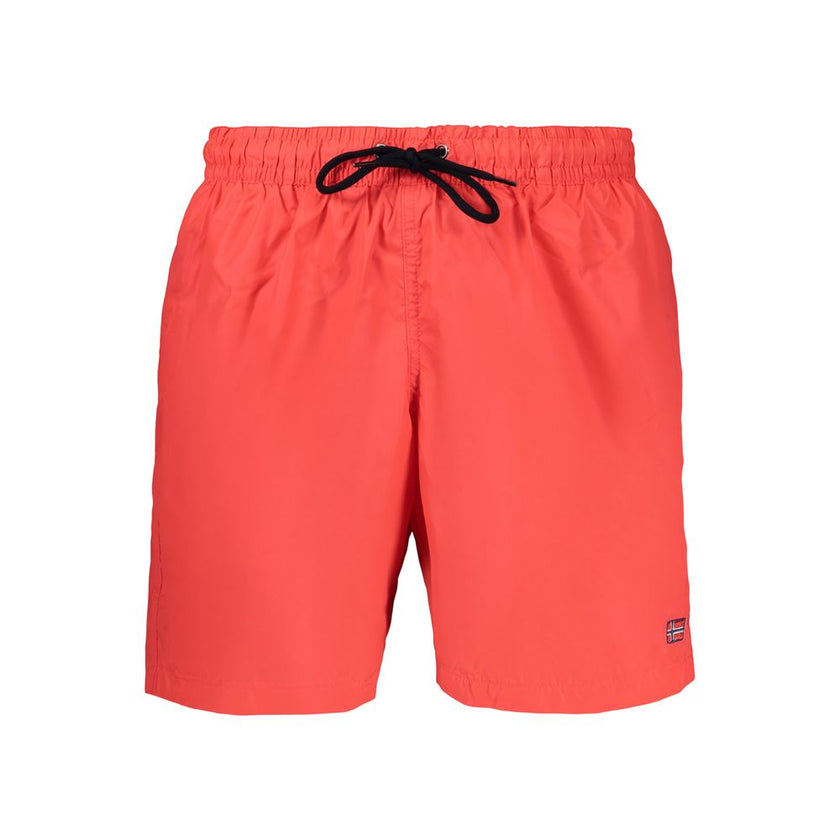 Norway 1963 Rote Badehose aus Polyamid für Herren