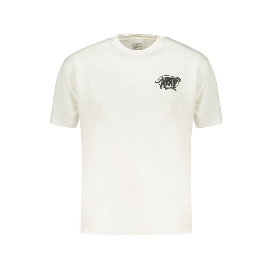 Vans Weißes Herren-T-Shirt aus Baumwolle