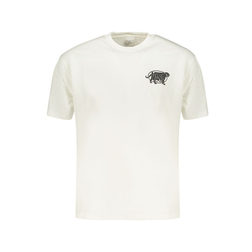 Vans Weißes Herren-T-Shirt aus Baumwolle
