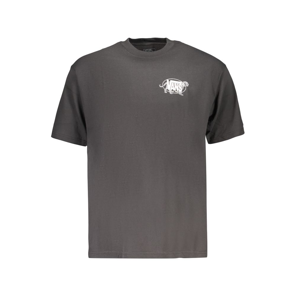 Men's Vans Black Cotton T-Shirt