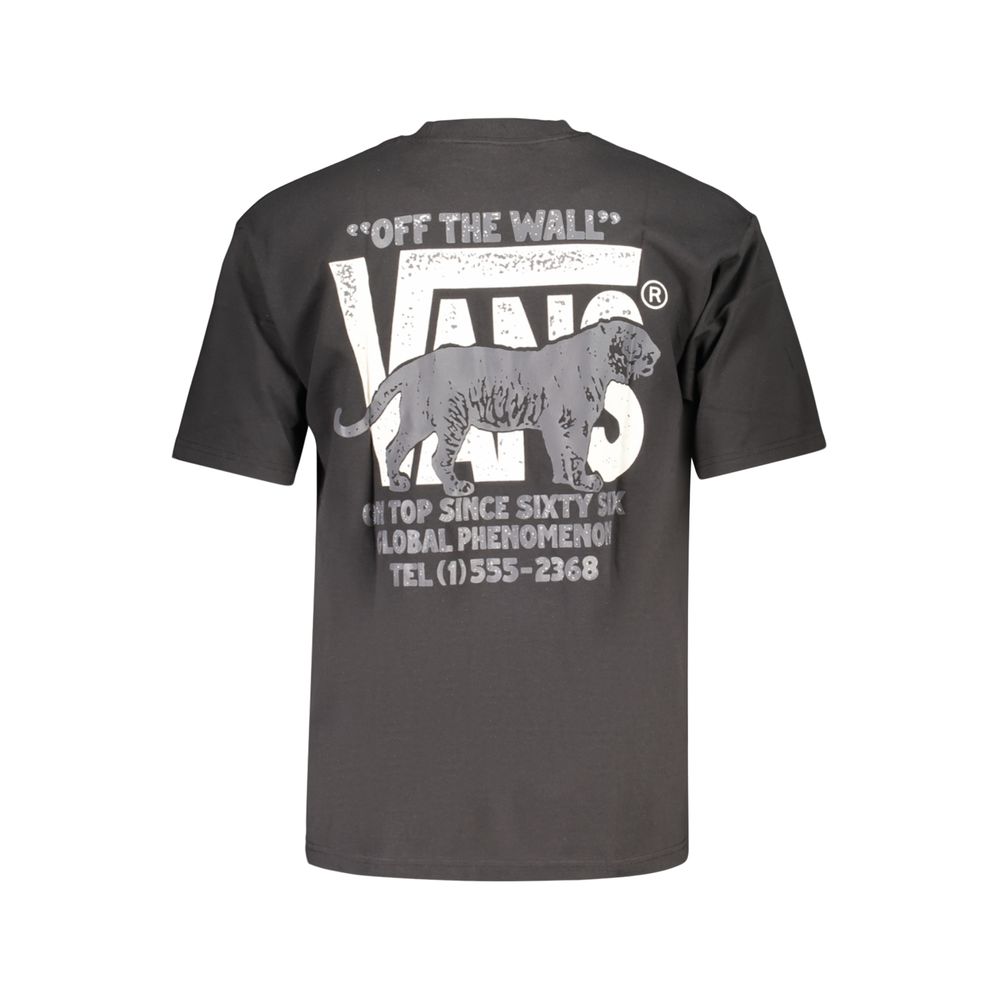 Men's Vans Black Cotton T-Shirt
